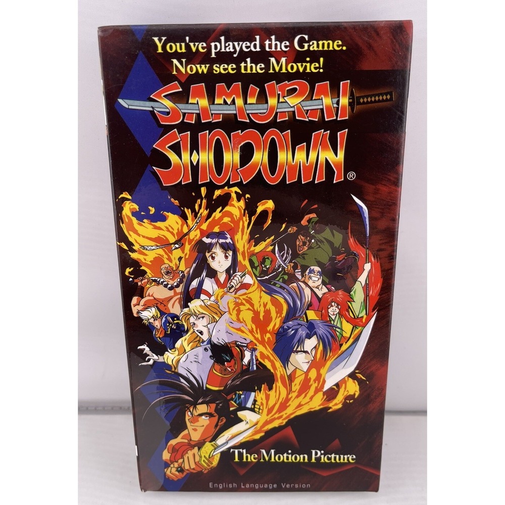 NEW Samurai Showdown Anime Manga FACTORY SEALED Sega Genesis VHS Tape